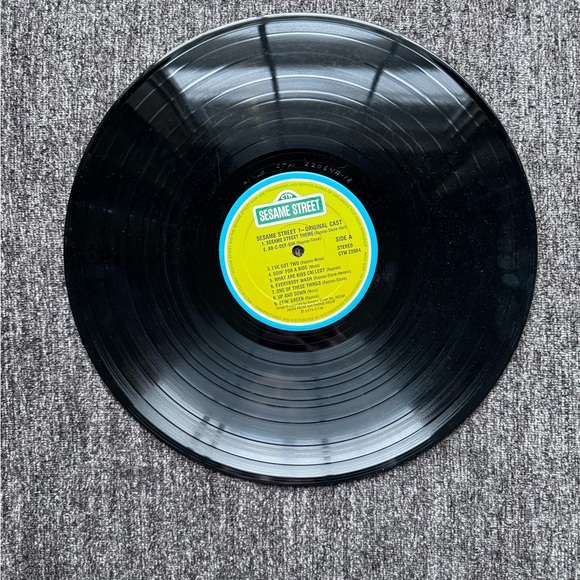1971 1977 CTW SEsame STreet ORiginal CAst REcord Album LP VInyl #22064 - Picture 3 of 4